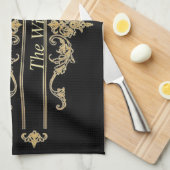 パーソナライズされた キッチンタオル (四つ折り)