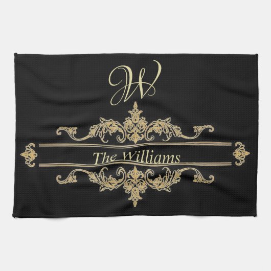 パーソナライズされた キッチンタオル (横)