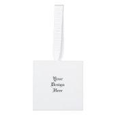 パーソナライズされた キューブオーナメント (正面)