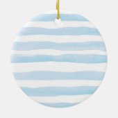 パーソナライズされた《キリスト教》洗礼式や命名式バプテスマオーナメント セラミックオーナメント (裏面)