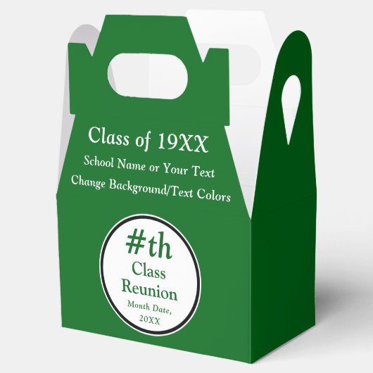 パーソナライズされた,クラス懇親会抱き枕アイディア,緑 フェイバーボックス (オープン)