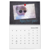 パーソナライズされた、クリスマス、フォトコラージュ カレンダー (1月 2026)