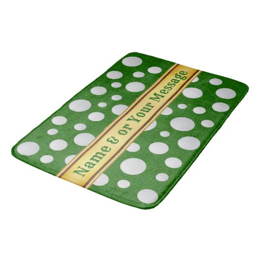 パーソナライズされた，ゴルフをテーマにした浴室，ゴルフ バスマット (アングル)