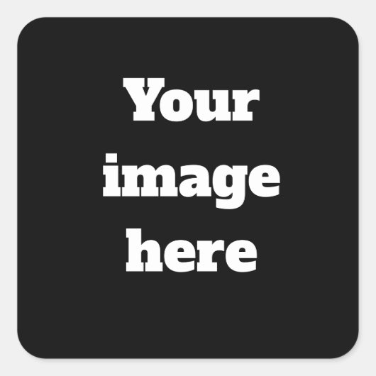 パーソナライズされた スクエアシール (正面)