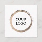 パーソナライズされた  スクエア名刺 (正面)