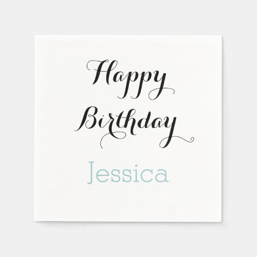 パーソナライズされた スタンダードカクテルナプキン (正面)