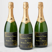 パーソナライズされた スパークリングワインラベル (ボトル)