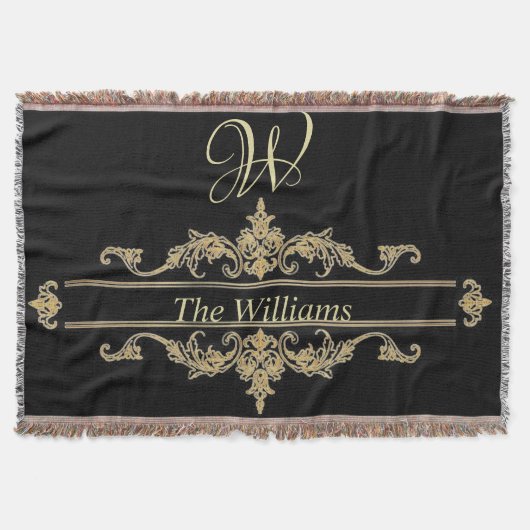 パーソナライズされた スローブランケット (正面)