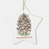 パーソナライズされた セラミックオーナメント (左)