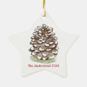 パーソナライズされた セラミックオーナメント (裏面)