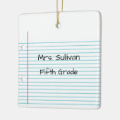 パーソナライズされた セラミックオーナメント (左)