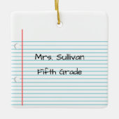 パーソナライズされた セラミックオーナメント (正面)