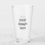 パーソナライズされた タンブラーグラス (裏面)