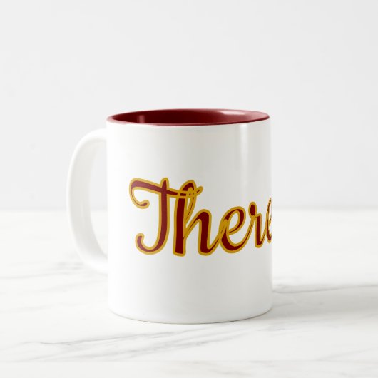 パーソナライズされた ツートーンマグカップ (正面左)