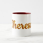 パーソナライズされた ツートーンマグカップ (中央)