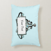 パーソナライズされた「テ王室のアラ」アクセント枕 アクセントクッション (正面(垂直))