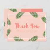 パーソナライズされた – トロピカル ポストカード (正面/裏面)