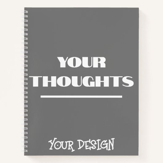 パーソナライズされた ノートブック (正面)