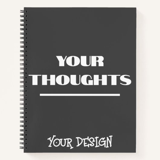 パーソナライズされた ノートブック (正面)