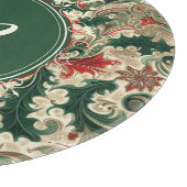 パーソナライズされた/ビクトリアン/ヴィンテージクラシッククリスマス カッティングボード (角)