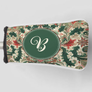 パーソナライズされた/ビクトリアン/ヴィンテージクラシッククリスマス ゴルフヘッドカバー