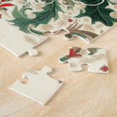 パーソナライズされた/ビクトリアン/ヴィンテージクラシッククリスマス ジグソーパズル (側面)