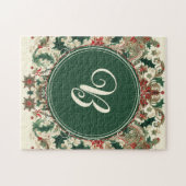 パーソナライズされた/ビクトリアン/ヴィンテージクラシッククリスマス ジグソーパズル (横)