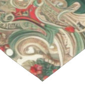 パーソナライズされた/ビクトリアン/ヴィンテージクラシッククリスマス テーブルクロス (アングル)