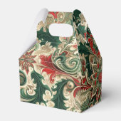 パーソナライズされた/ビクトリアン/ヴィンテージクラシッククリスマス フェイバーボックス (裏面サイド)