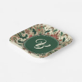 パーソナライズされた/ビクトリアン/ヴィンテージクラシッククリスマス ペーパープレート (傾斜あり)