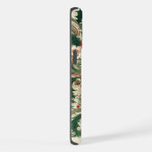 パーソナライズされた/ビクトリアン/ヴィンテージクラシッククリスマス iPhoneケース (右側面)