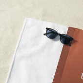 パーソナライズされた,ビーチタオルフェスティバル,モノクロ, ビーチタオル (インサイチュ)