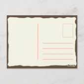 パーソナライズされた – ピおもしろいックドーナツ ポストカード (裏面)