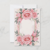 [パーソナライズされた]ピエレガントンク結婚式招待状 招待状 (裏面)