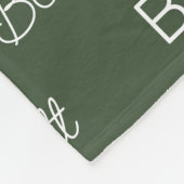 パーソナライズされた フリースブランケット (角)