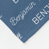 パーソナライズされた フリースブランケット (角)