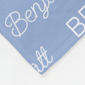 パーソナライズされた フリースブランケット (角)