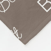 パーソナライズされた フリースブランケット (角)