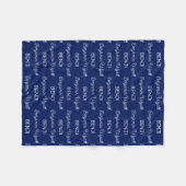 パーソナライズされた フリースブランケット (正面(横))