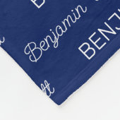 パーソナライズされた フリースブランケット (角)