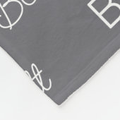 パーソナライズされた フリースブランケット (角)