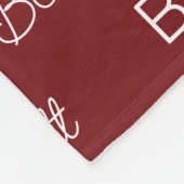 パーソナライズされた フリースブランケット (角)