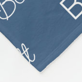 パーソナライズされた フリースブランケット (角)