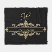 パーソナライズされた フリースブランケット (正面(横))