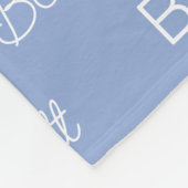 パーソナライズされた フリースブランケット (角)