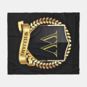 パーソナライズされた フリースブランケット (正面(横))