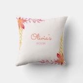 パーソナライズされた -ベビーの部屋 クッション (裏面)