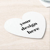 パーソナライズされた ペーパーコースター (アングル)