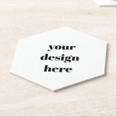 パーソナライズされた ペーパーコースター (アングル)