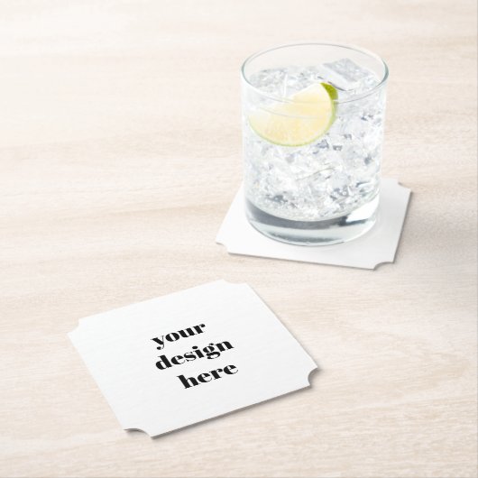 パーソナライズされた ペーパーコースター (インサイチュ)